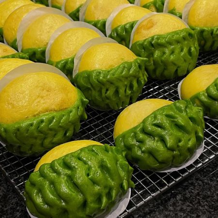 Durian steamed buns