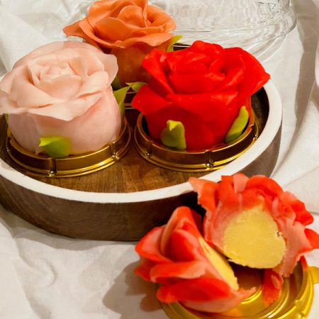 Roses coconut mochi 2