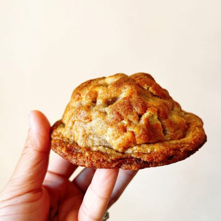 whole cookie in hand